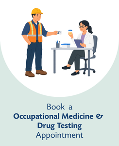 Book an Occupational Medicine and Drug Testing appointment