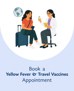 Book a Yellow Fever or Travel Vaccines appointment