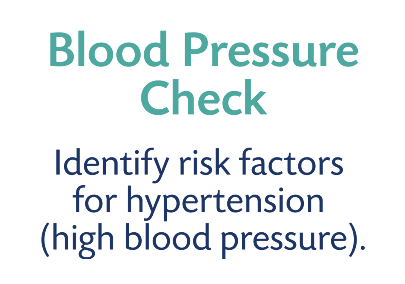 Tests Included in Big Four Screening